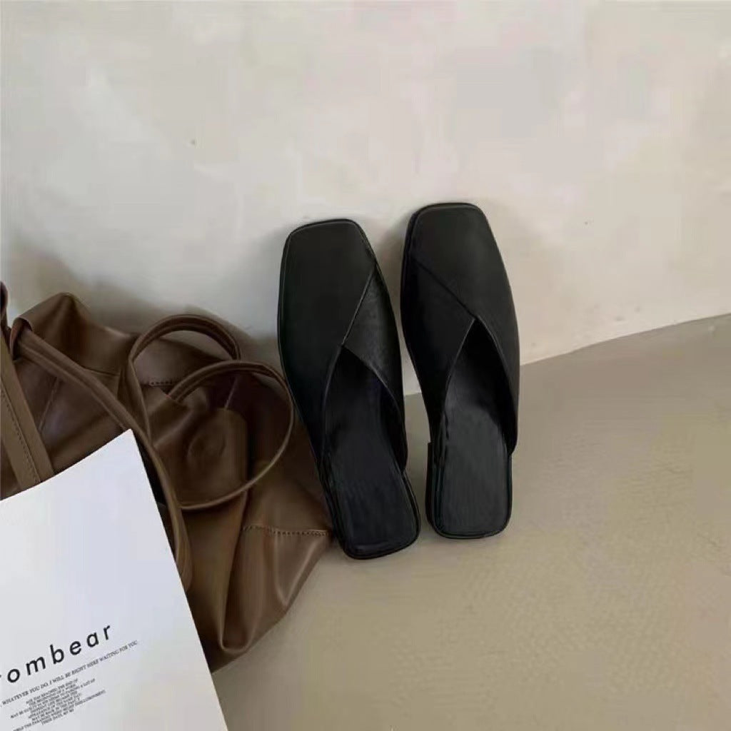 Damen Mules mit elegantem Überkreuz-Design und komfortabler Fußbettung WW