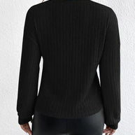 WW | V-Ausschnitt-Crossover-Pullover Für Mühelosen Stil Für Frauen
