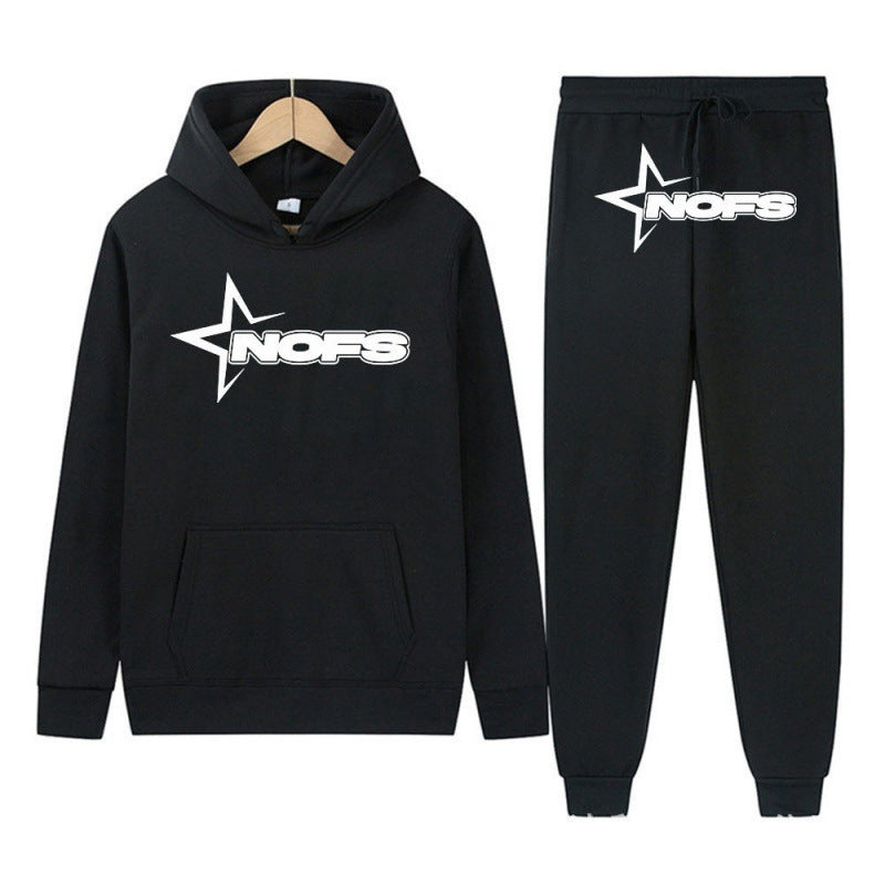WW | Trendy Unisex Trainingsanzug Herren Und Damen Trainingsanzug Mit Kapuze Und Jogginghose