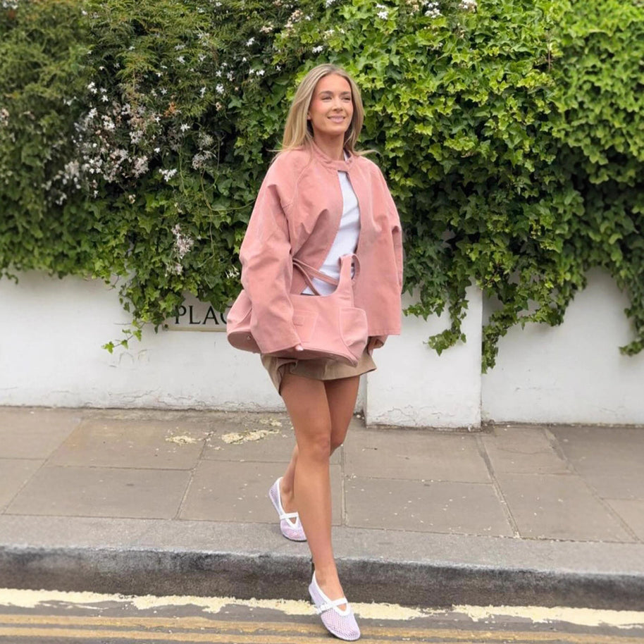 Damen Sportliche Jacke mit modernem Stehkragen und funktionalen Taschen WW