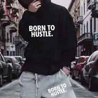 Damen Sportliches Hoodie und Shorts Set mit motivierendem Schriftzug WW