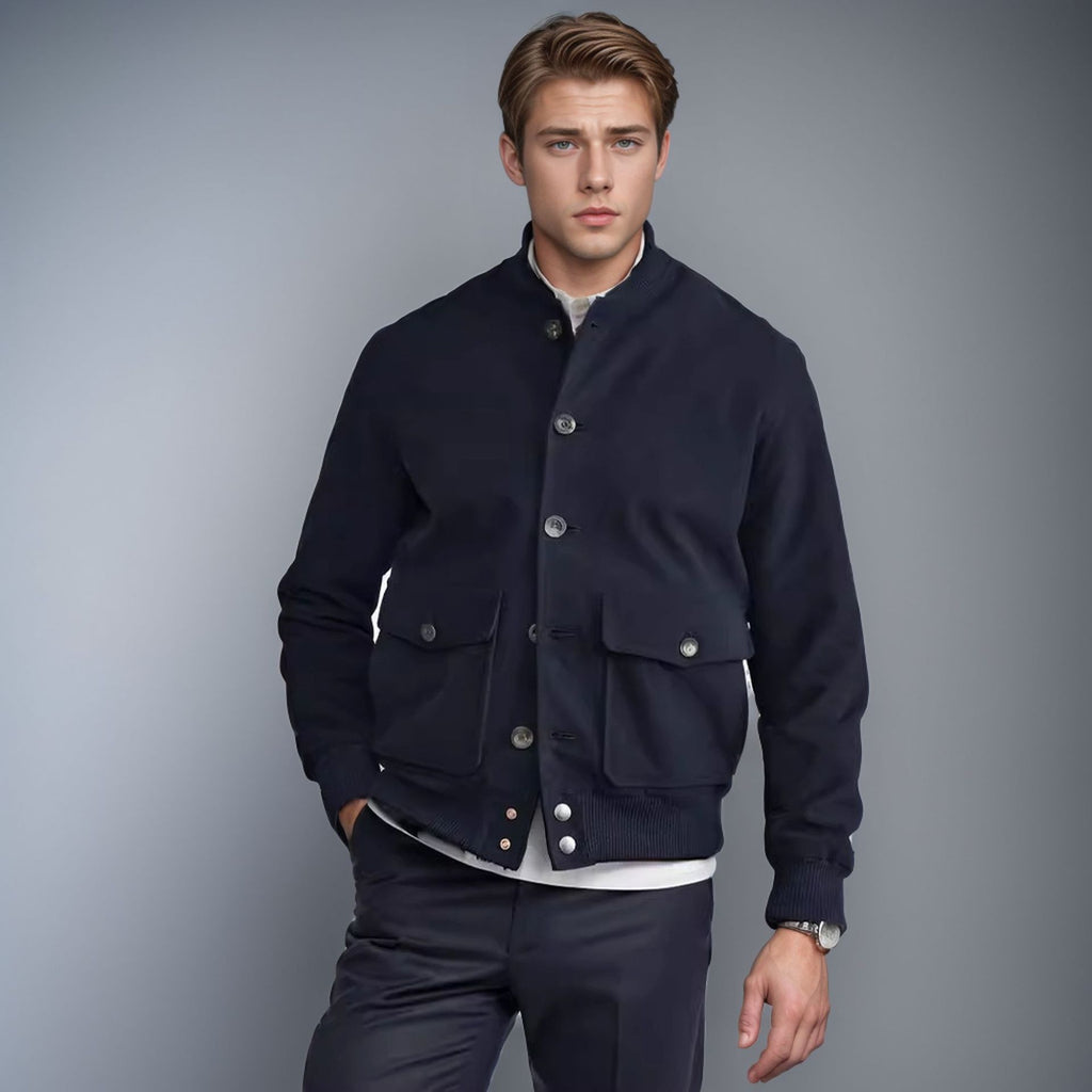 Herren modische Sweatjacke mit praktischen Taschen und sportlichem Design WW