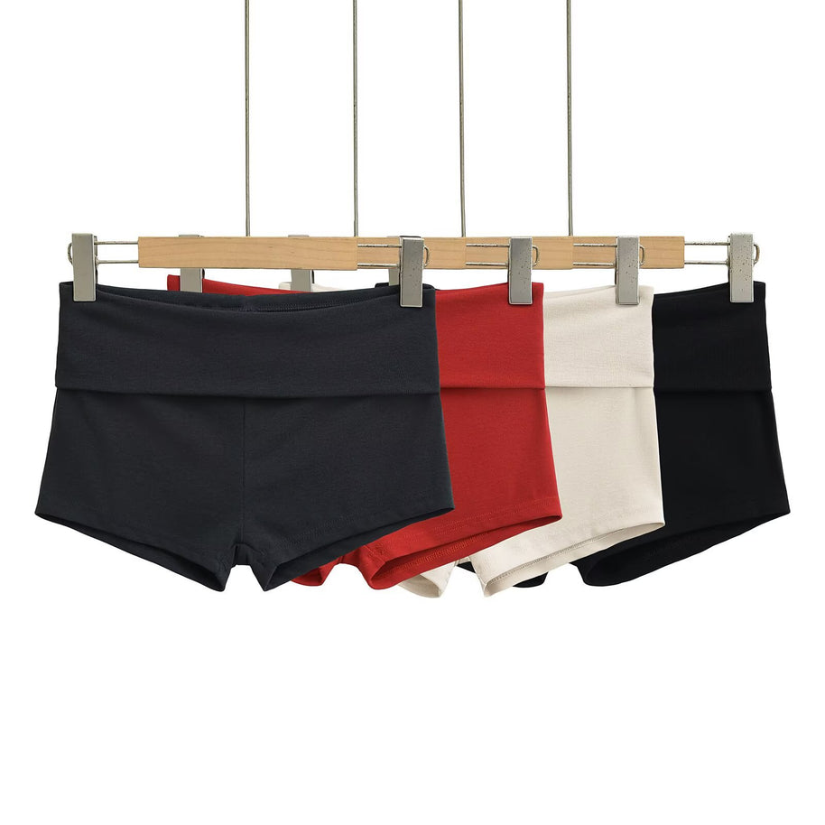 Damen bequeme Sportshorts mit breitem Bund WW
