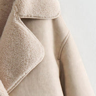 WW | Klassische Kurze Lederjacke Damen