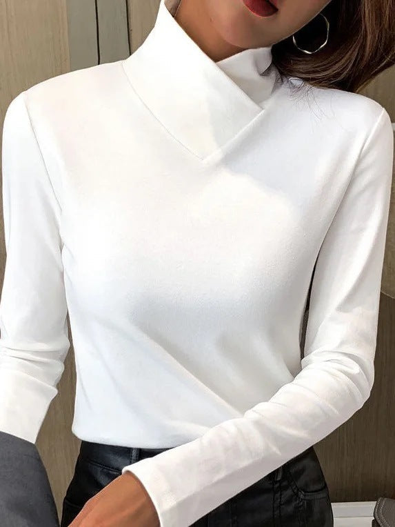 W&W Mode | Elegante Bluse mit Stehkragen