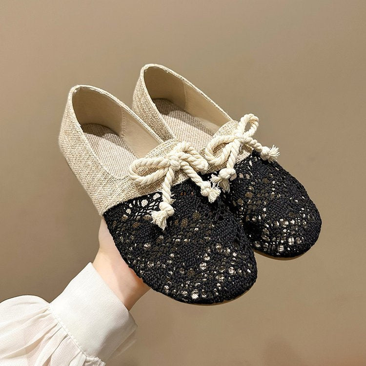 Damen Ballerinas mit raffinierter Häkelspitze und hochwertigem Obermaterial W&W Mode