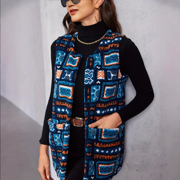 Damen Statement-Weste im Ethno-Design WW