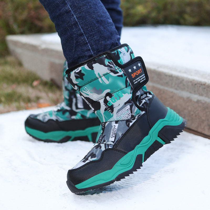 Damen Sportliche Winterstiefel mit rutschfester Sohle und isolierendem Futter WW