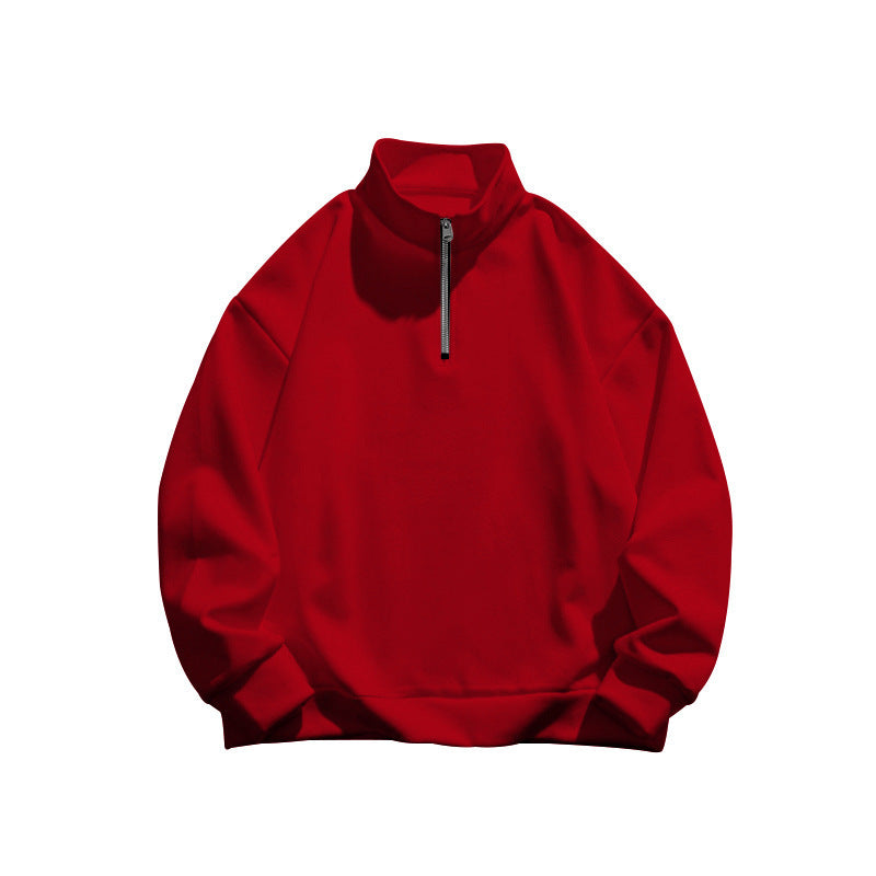 Herren hochfrequente Sweatshirt Jacke mit Stehkragen und Reißverschluss WW