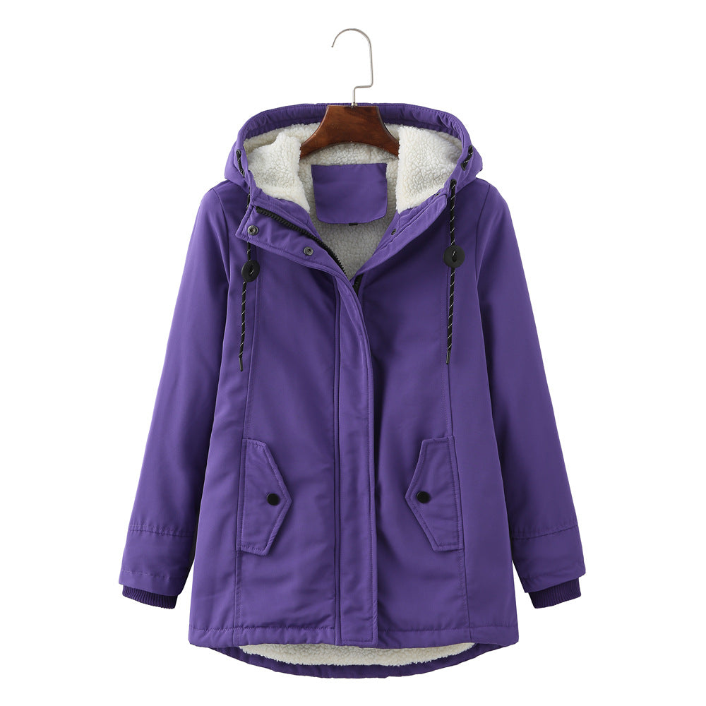 WW | Lässige Winterjacke mit Pelzfutter für Damen
