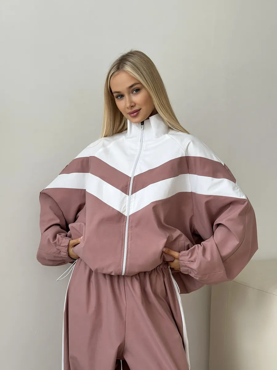 Damen Sportliche Jacke mit hohem Kragen WW