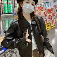 WW | Einfarbige Lederjacke