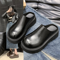 Damen stilvolle Clogs mit hohem Plateau und rutschfester Sohle W&W