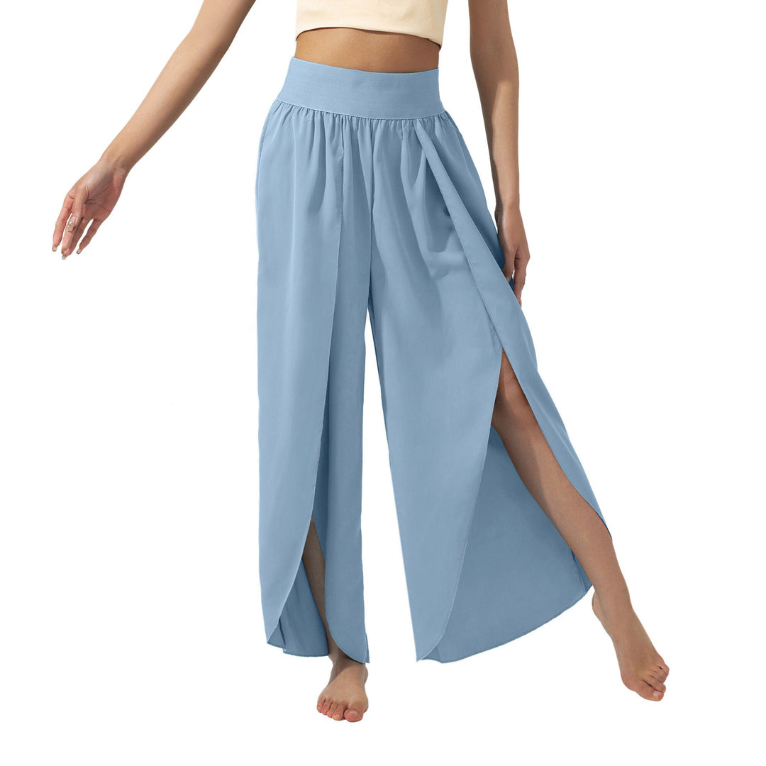 Damen luftige Culotte mit Seitenschlitzen W&W Mode