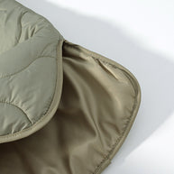 Damen Steppjacke mit Rundhalsausschnitt und Druckknopfverschluss WW