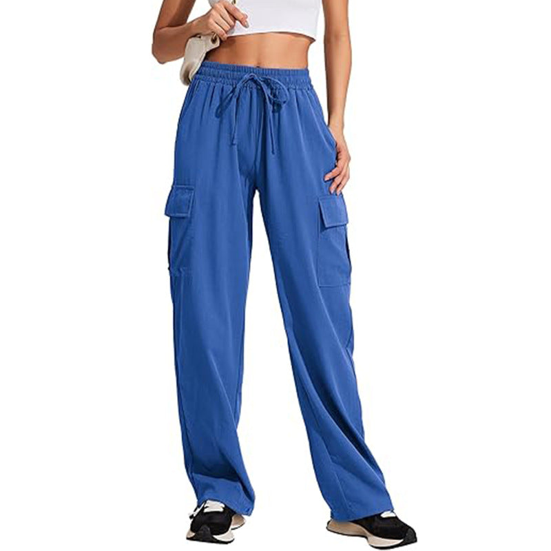 Damen Cargo-Hose mit elastischem Bund und praktischen Seitentaschen WW