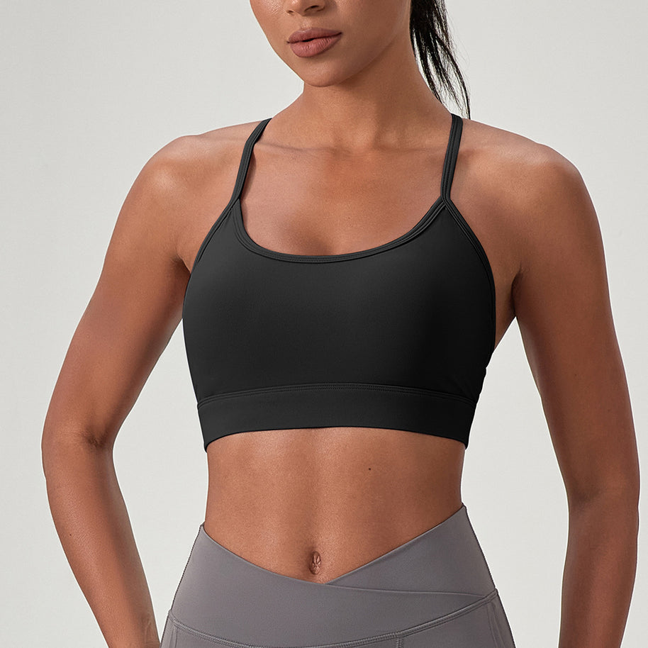Damen Sport-Bustier mit verstellbaren Trägern und atmungsaktivem Material WW