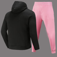 Damen Sportliches Hoodie- und Jogginghose-Set mit einzigartigem Grafikdesign WW