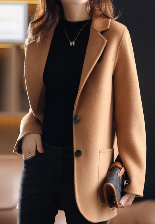 W&W Mode | Herbst- Und Winterblazer Aus Dickem Tweed Für Damen