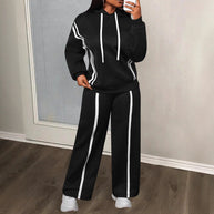 Damen Sportliches Lounge-Set mit hohem Schnitt und eleganten Details WW