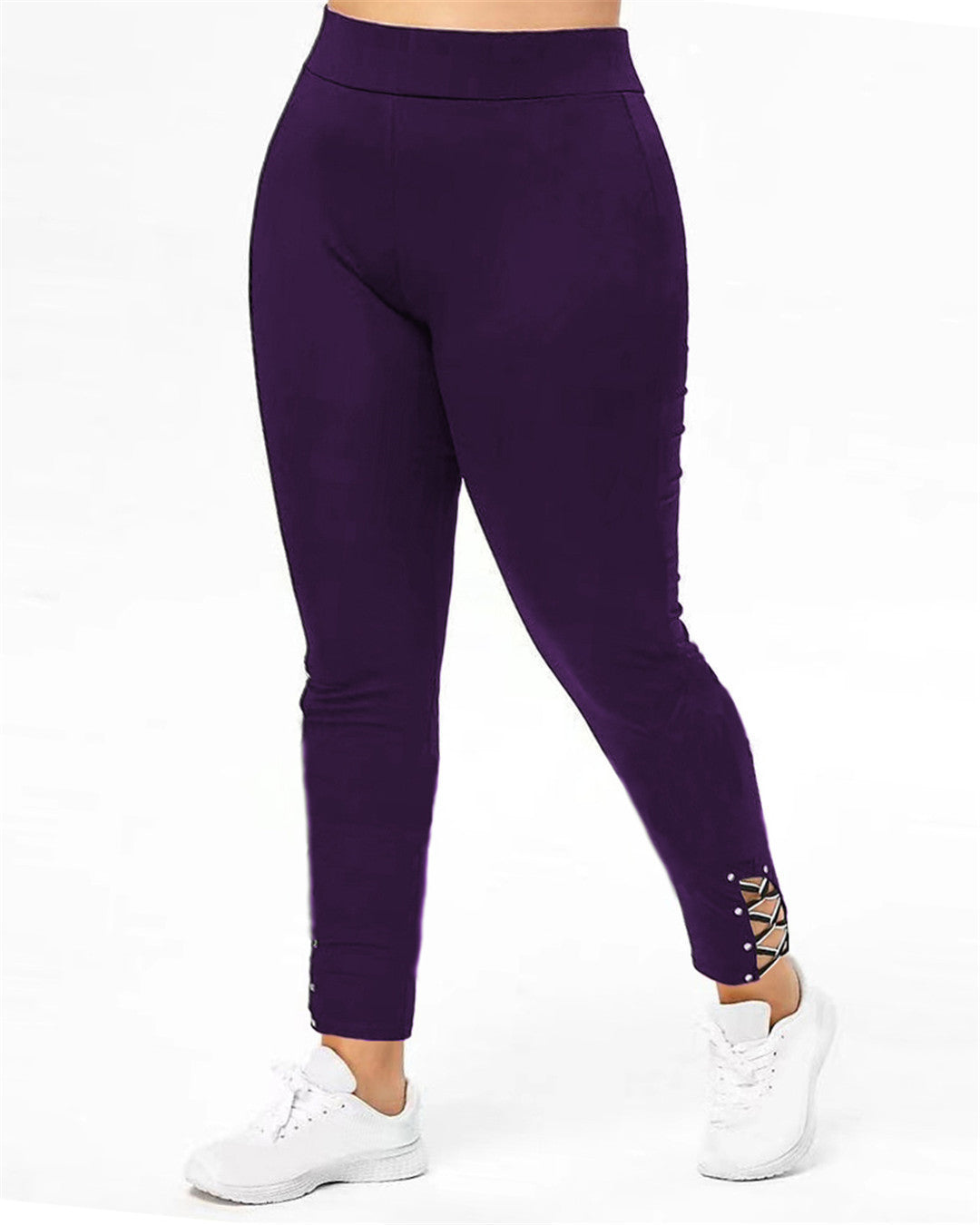 Damen Sportleggings mit eleganten Schnürdetails WW