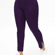 Damen Sportleggings mit eleganten Schnürdetails WW