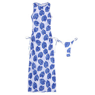 Damen Strandkleid mit passendem Bikini-Set WW