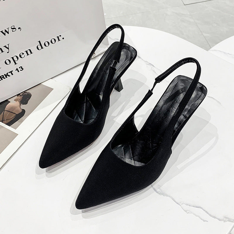 Damen Slingback-Pumps mit schmaler Spitze und leichter Absatzhöhe WW