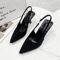 Damen Slingback-Pumps mit schmaler Spitze und leichter Absatzhöhe WW