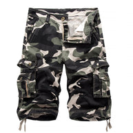 Herren Cargo-Shorts mit Utility-Taschen und verstellbarem Bund WW