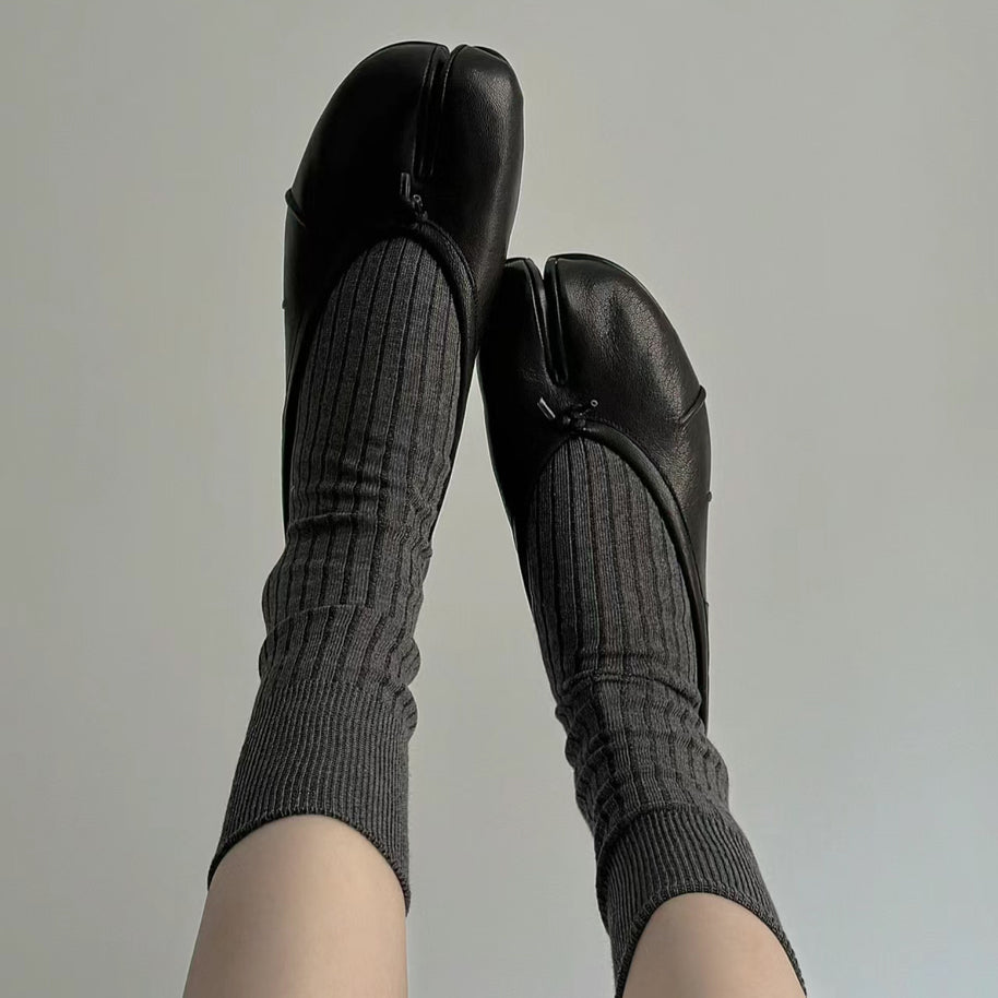 Damen zeitgenössische Split-Toe Ballerinas WW