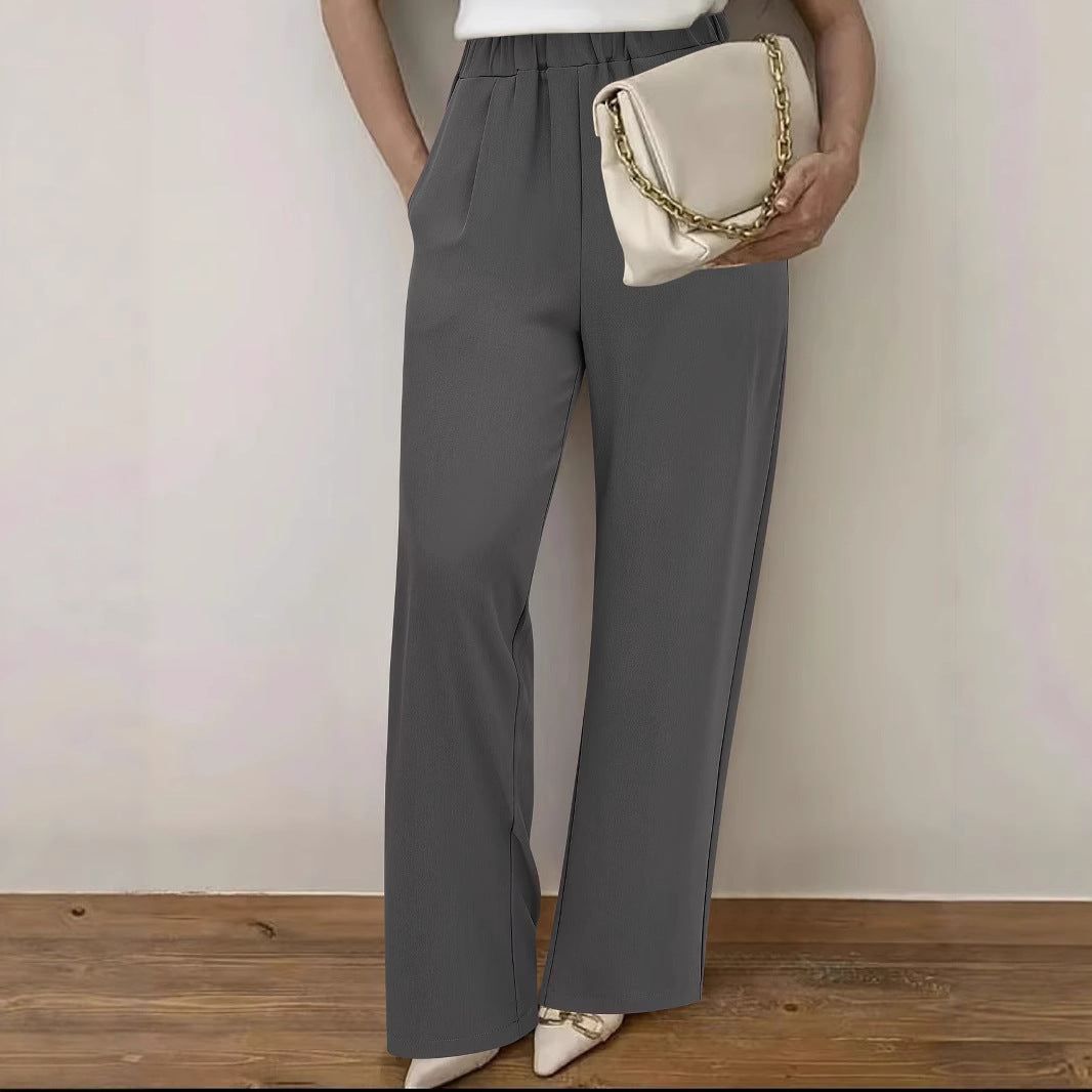Damen weite Hochbundhose mit anspruchsvollem Schnitt WW