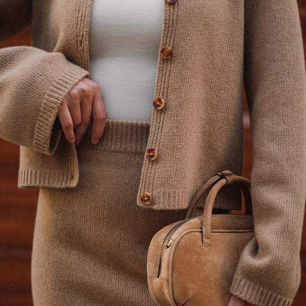 Damen Set aus weichem Strickmaterial WW