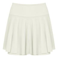 Damen Sportlicher Faltenrock mit hohem Bund und elastischem Material WW