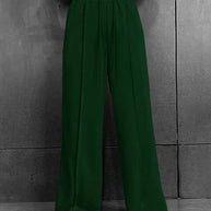 Damen Bequeme und elegante Lounge-Hose mit hohem Bund und praktischen Taschen WW