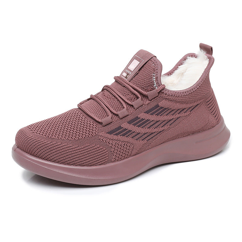 Damen Sportliche und warme Sneakers mit kuscheligem Innenfutter WW