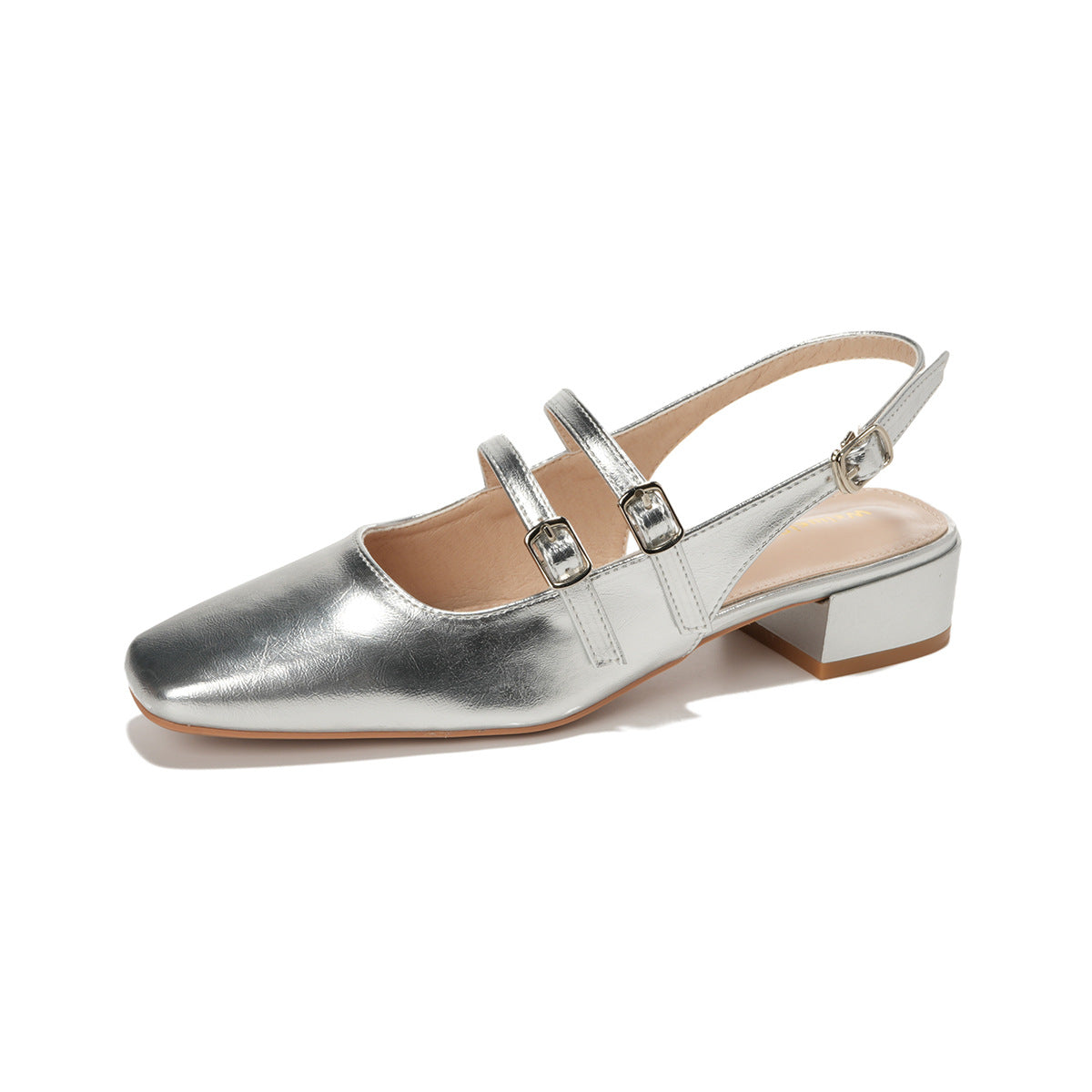 Damen Slingback Pumps mit doppeltem Riemchen und elegantem Design WW