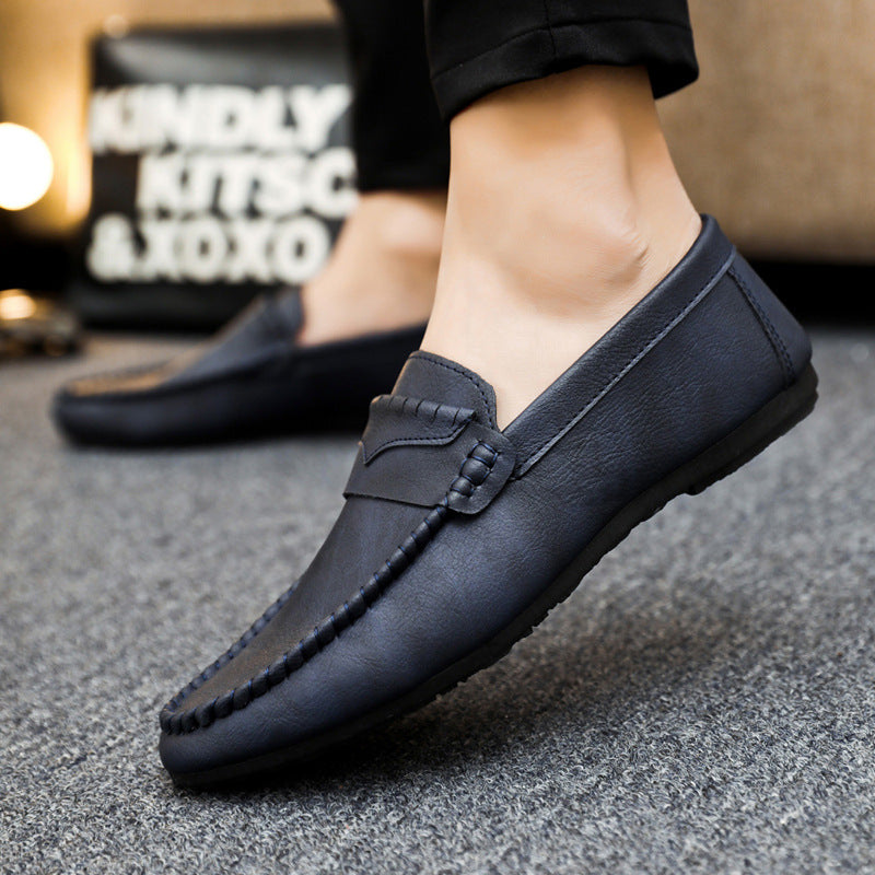 Herren Mokassins mit präziser Nahtverarbeitung und bequemer Einlegesohle WW
