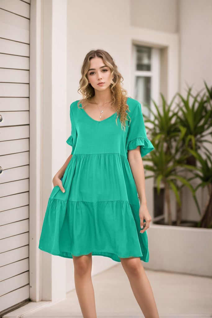 Damen lässiges Abendkleid WW