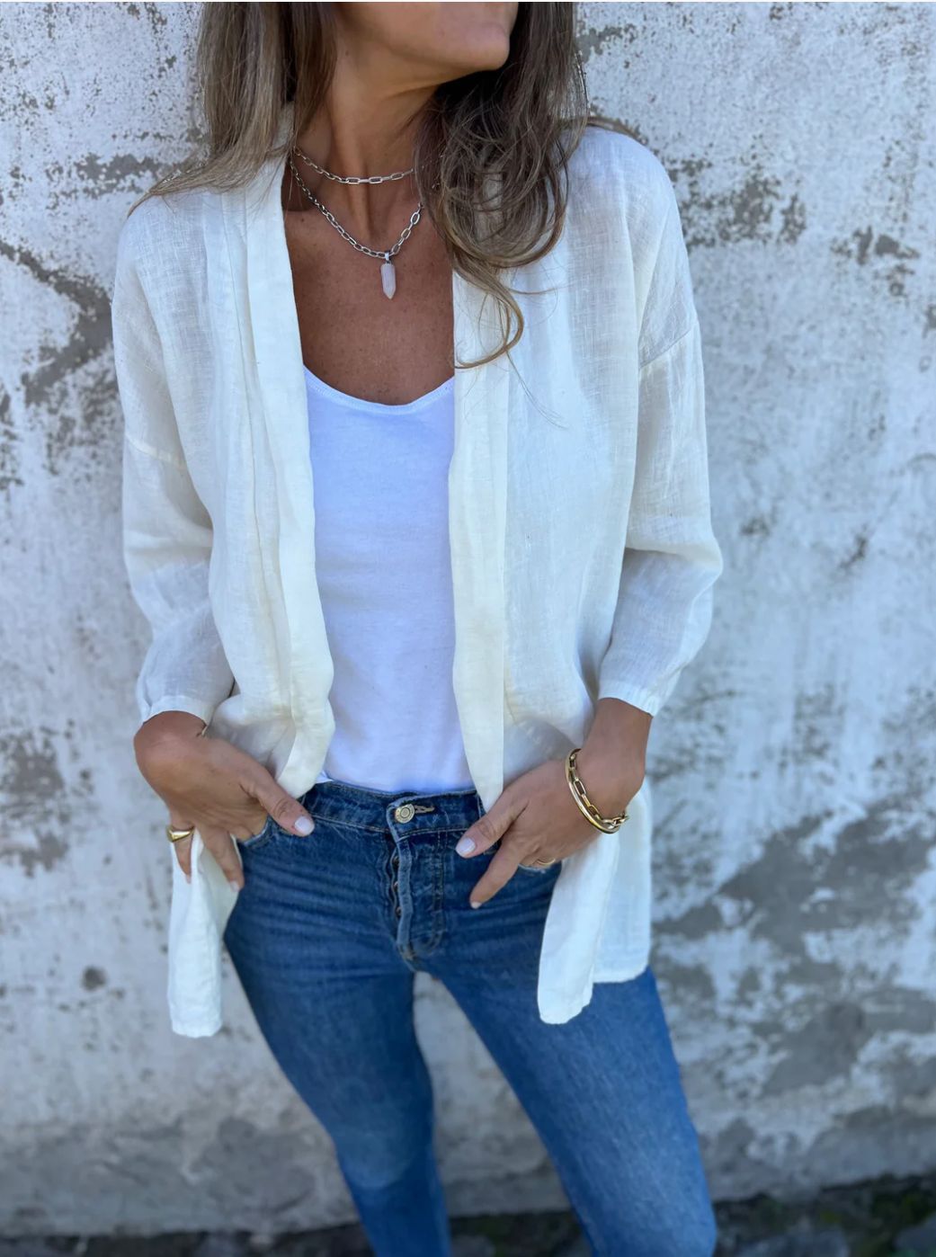 Damen lässige Sommerjacke W&W Mode