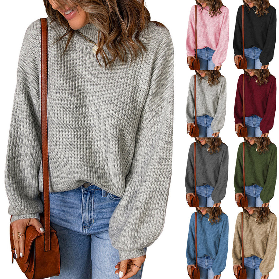 Damen Grobstrickpullover WW