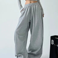 Damen Bequeme und lässige weite Jogginghose WW