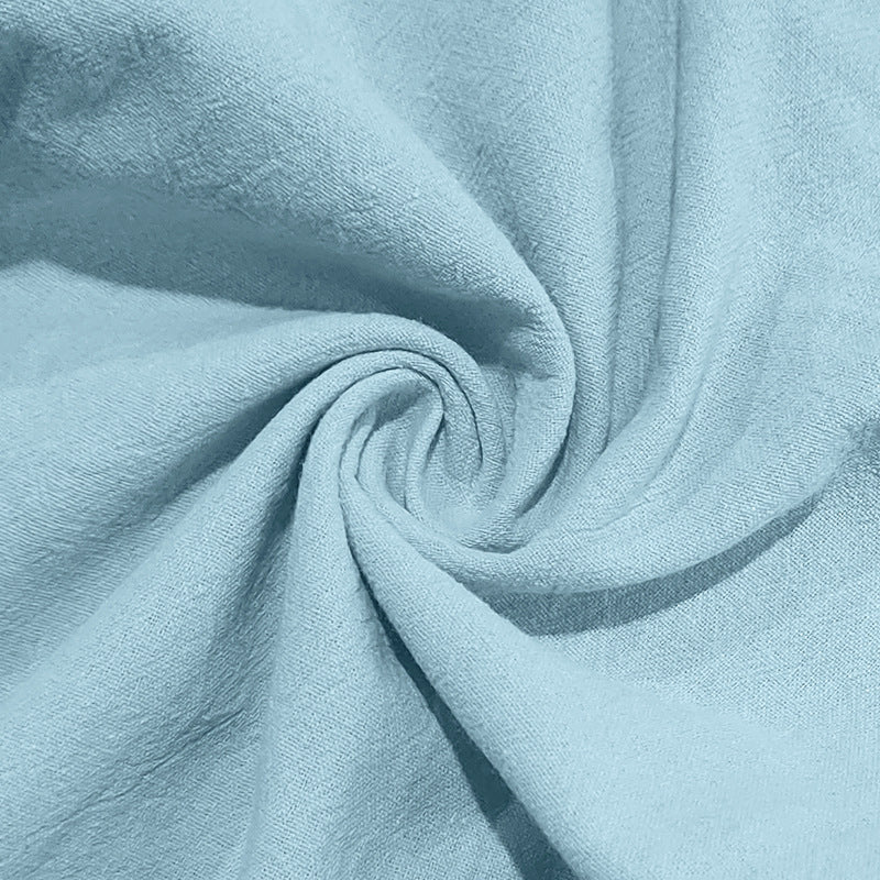 Herren lässige Strandhose aus leichtem, atmungsaktivem Material mit Gummizug und seitlichen Taschen WW