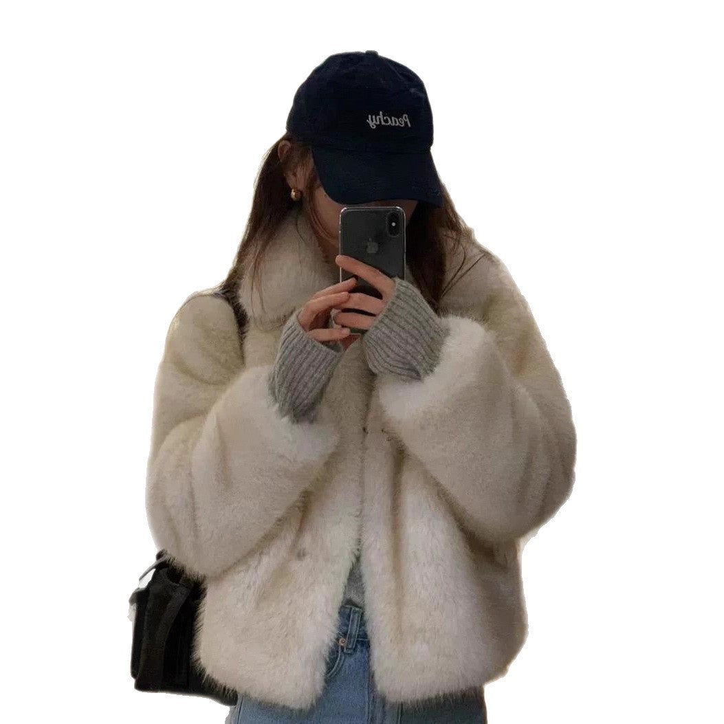 Damen Modische Kurzmantel W&W Mode