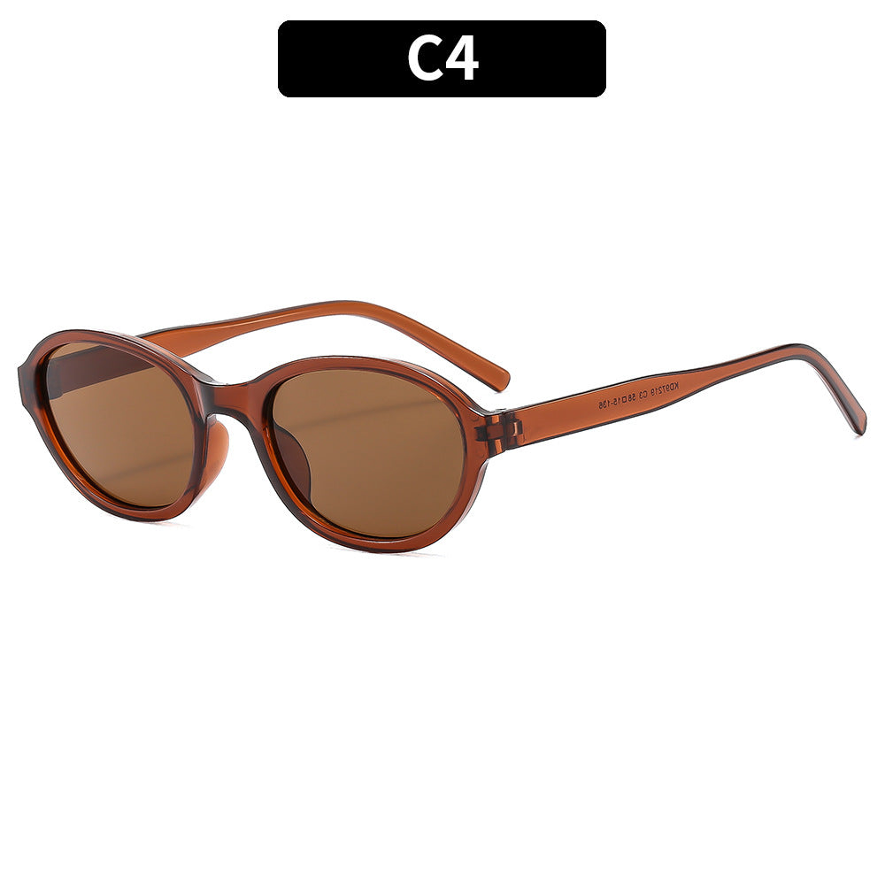 W&W | Ovale Sonnenbrille mit kleinem Rahmen