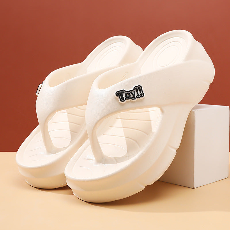 Femme Leichte Flip-Flop Sandalen mit Gepolstertem Fußgewölbe WW