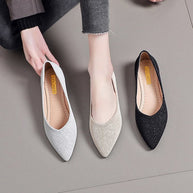 Damen elegante Ballerinas mit schickem Obermaterial und komfortabler Sohle W&W