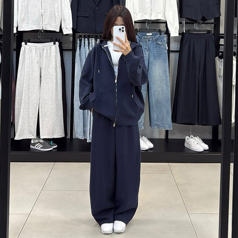 Damen bequemer und stylischer Kapuzenset WW