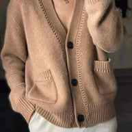 Damen Strickjacke im lässigen Oversized-Stil WW