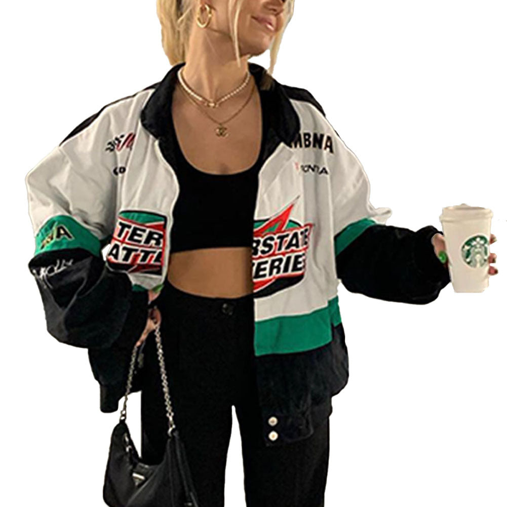 Damen sportliche Oversize-Jacke WW